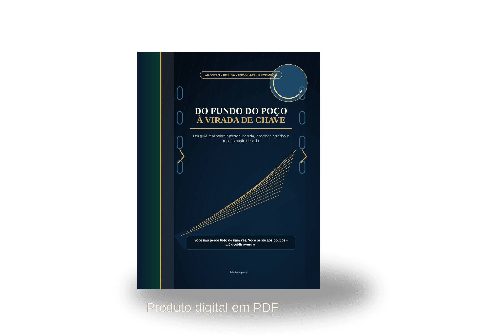 Mockup do e-book Do Fundo do Poço à Virada de Chave
